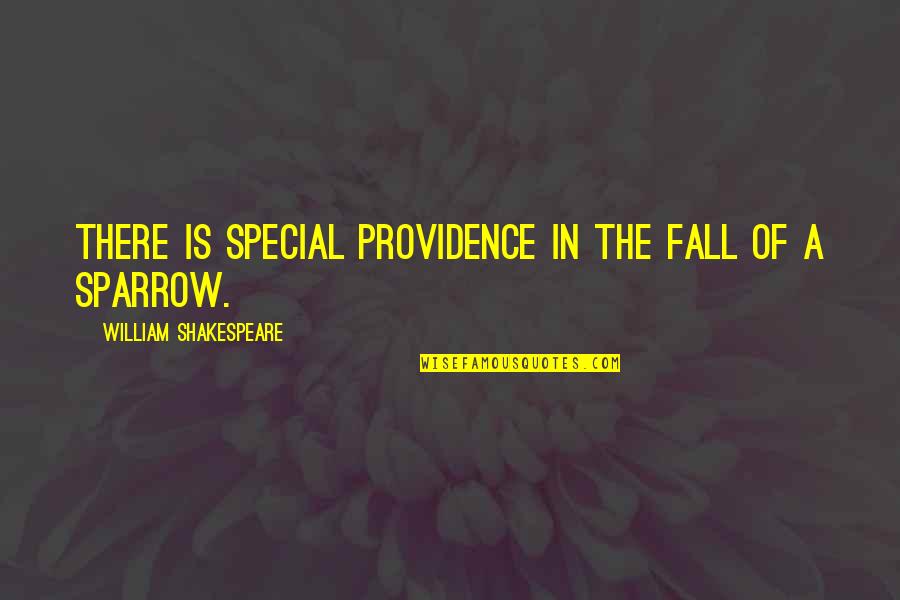 Providence's Quotes By William Shakespeare: There is special providence in the fall of