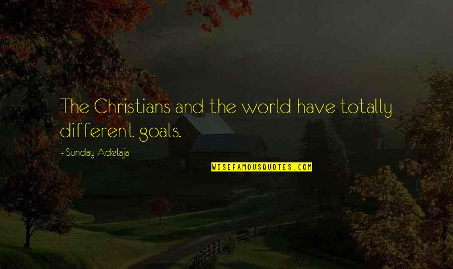 Provvido Nero Quotes By Sunday Adelaja: The Christians and the world have totally different Provvido Nero Quotes By Sunday Adelaja: The Christians and the world have totally different