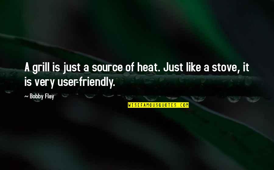 Prventionsstaat Quotes By Bobby Flay: A grill is just a source of heat.