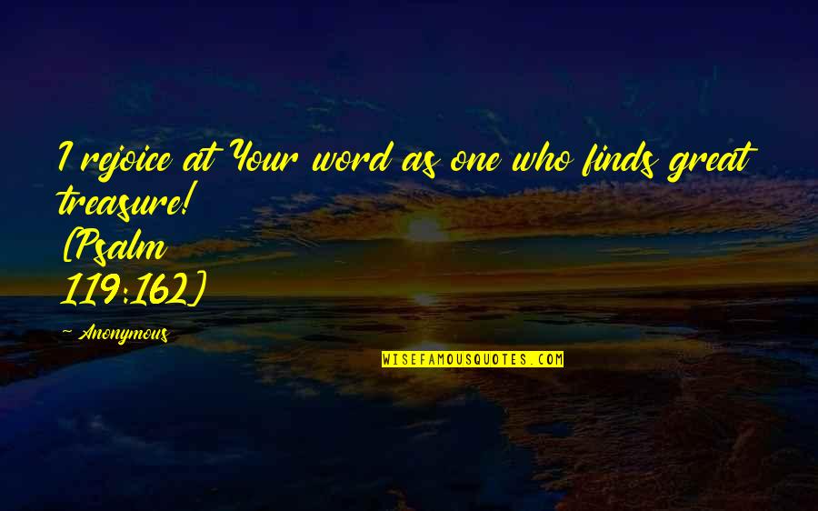 Psomiadis Themistocles Quotes By Anonymous: I rejoice at Your word as one who