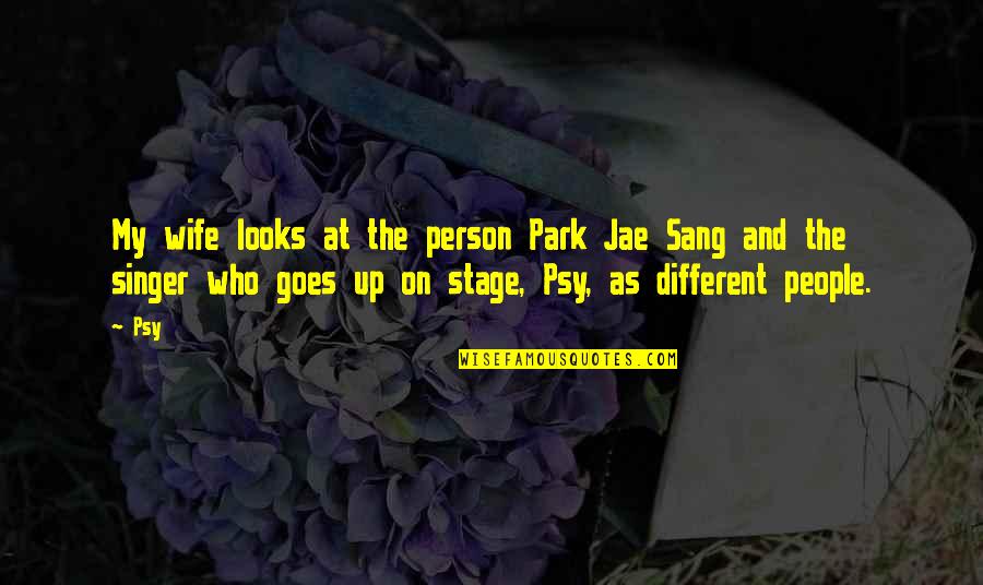 Psy Vs Psy Quotes By Psy: My wife looks at the person Park Jae