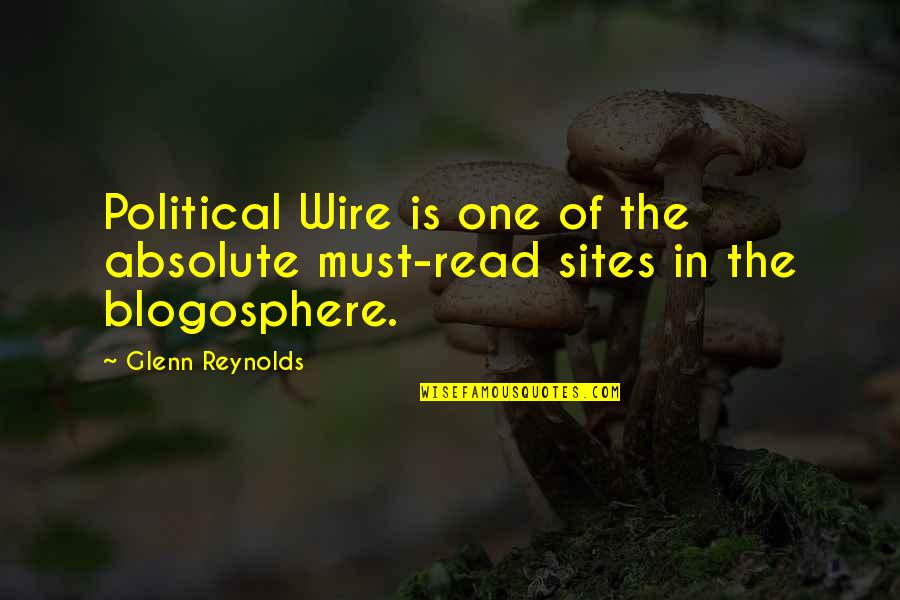 Pudding Cup Quotes By Glenn Reynolds: Political Wire is one of the absolute must-read