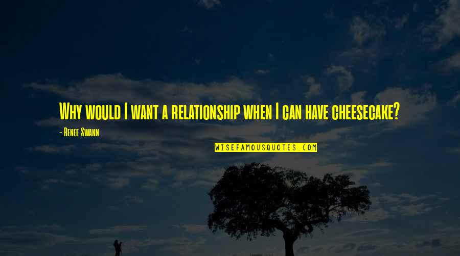 Pueden Los Perros Quotes By Renee Swann: Why would I want a relationship when I