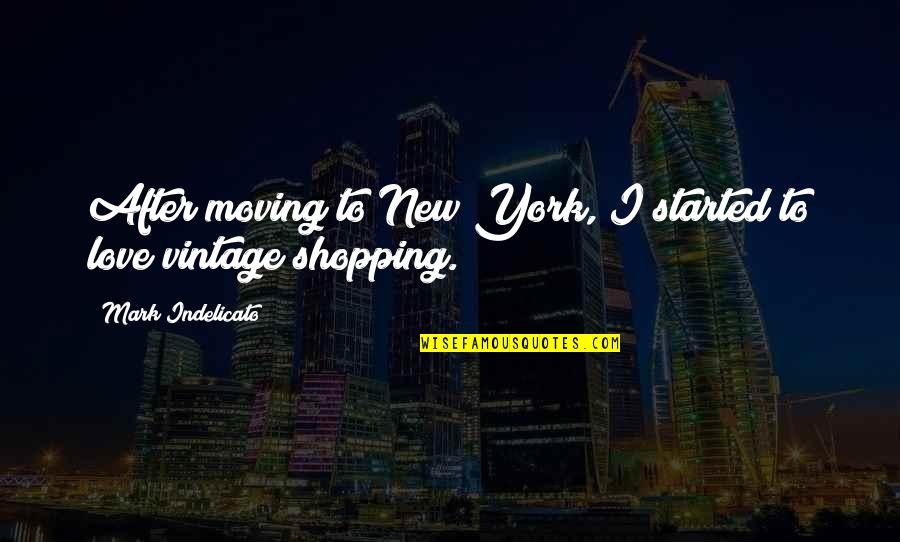 Pummel Party Quotes By Mark Indelicato: After moving to New York, I started to Pummel Party Quotes By Mark Indelicato: After moving to New York, I started to