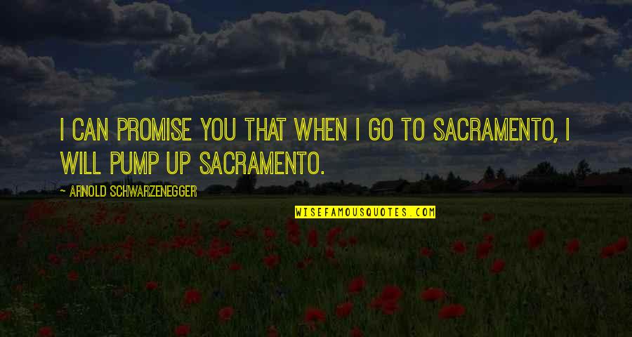 Pump You Up Quotes By Arnold Schwarzenegger: I can promise you that when I go Pump You Up Quotes By Arnold Schwarzenegger: I can promise you that when I go