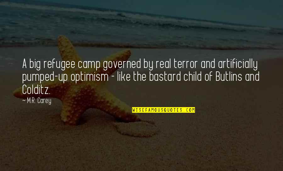 Pumped Quotes By M.R. Carey: A big refugee camp governed by real terror