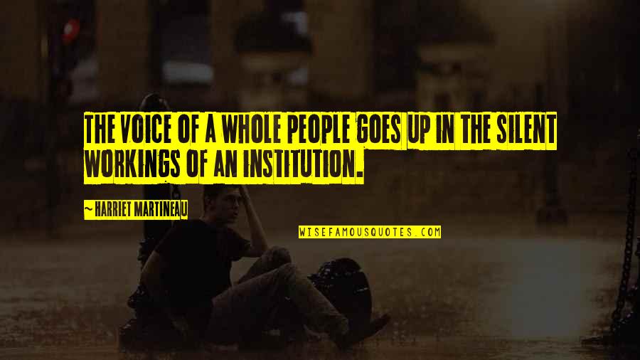 Pumpuang Movie Quotes By Harriet Martineau: The voice of a whole people goes up Pumpuang Movie Quotes By Harriet Martineau: The voice of a whole people goes up