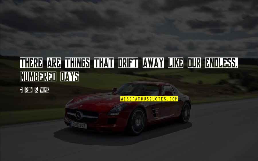 Punishments For A Girlfriend Quotes By Iron & Wine: There are things that drift away like our