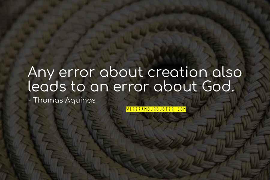 Punjabi Kudi Images With Quotes By Thomas Aquinas: Any error about creation also leads to an Punjabi Kudi Images With Quotes By Thomas Aquinas: Any error about creation also leads to an