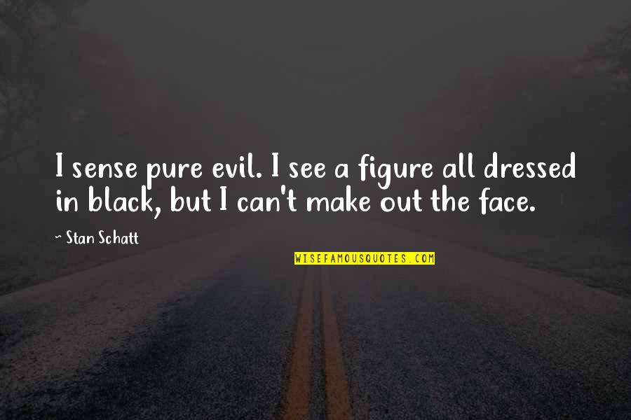 Pure Evil Quotes By Stan Schatt: I sense pure evil. I see a figure Pure Evil Quotes By Stan Schatt: I sense pure evil. I see a figure