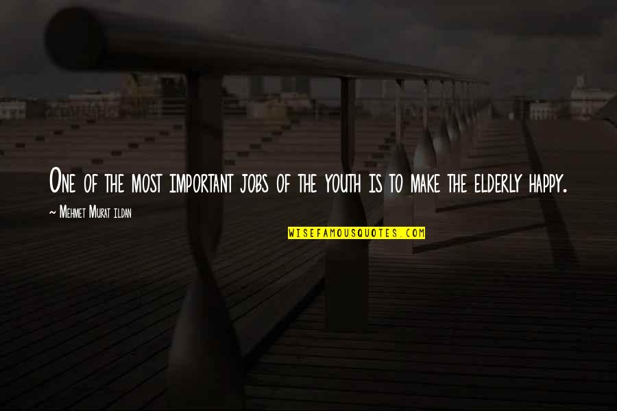 Pure Love In Urdu Quotes By Mehmet Murat Ildan: One of the most important jobs of the