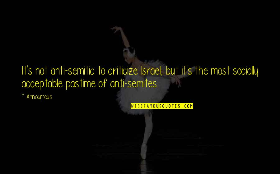 Purge Trooper Quotes By Annoymous: It's not anti-semitic to criticize Israel, but it's Purge Trooper Quotes By Annoymous: It's not anti-semitic to criticize Israel, but it's