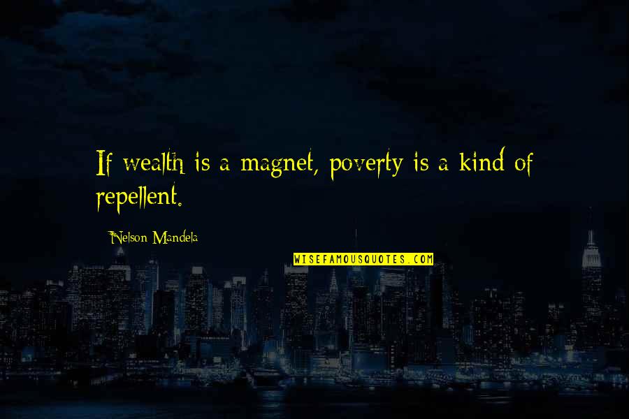 Purnendu Sarkar Quotes By Nelson Mandela: If wealth is a magnet, poverty is a
