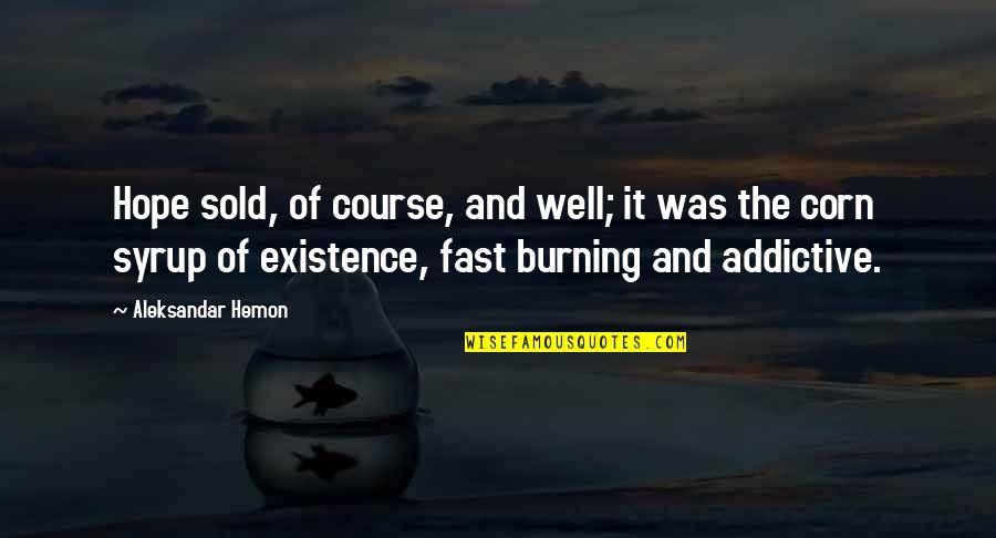 Purpse Quotes By Aleksandar Hemon: Hope sold, of course, and well; it was Purpse Quotes By Aleksandar Hemon: Hope sold, of course, and well; it was