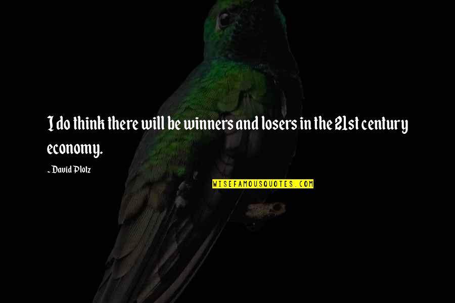 Purushothaman Vs Alexander Quotes By David Plotz: I do think there will be winners and