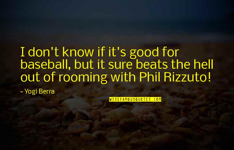Pusedophed Quotes By Yogi Berra: I don't know if it's good for baseball, Pusedophed Quotes By Yogi Berra: I don't know if it's good for baseball,
