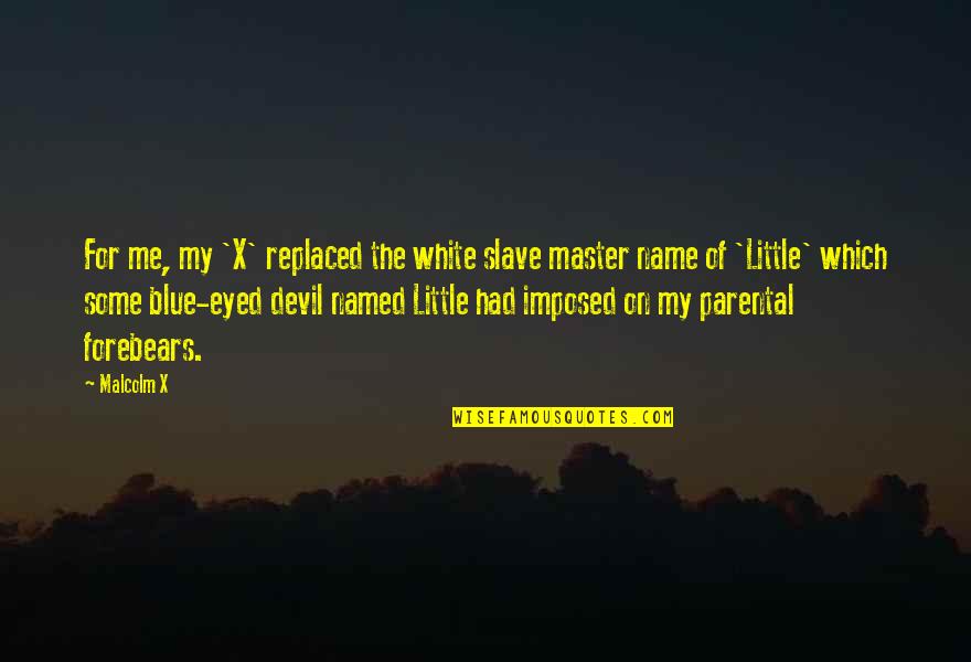 Putzfrau In English Quotes By Malcolm X: For me, my 'X' replaced the white slave