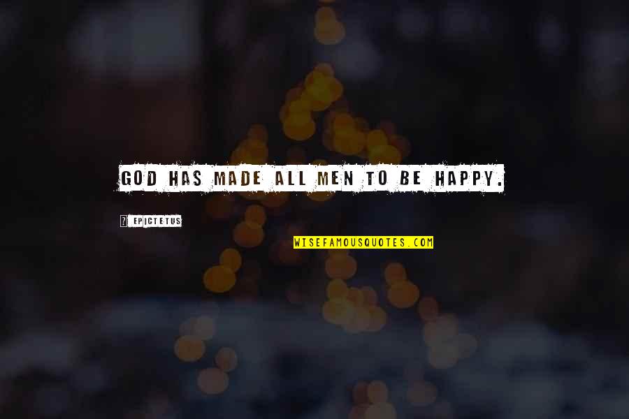 Pwhockey Quotes By Epictetus: God has made all men to be happy.