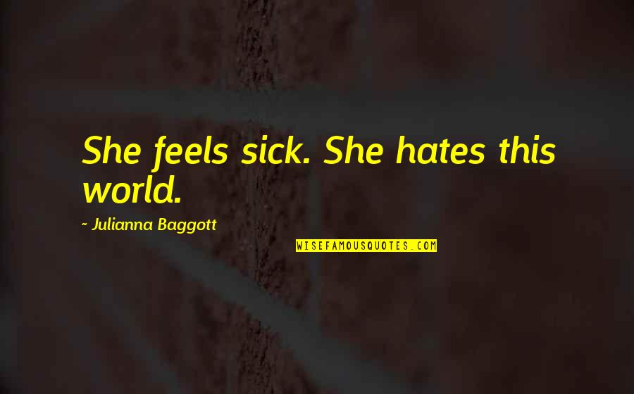 Python Format String With Quotes By Julianna Baggott: She feels sick. She hates this world. Python Format String With Quotes By Julianna Baggott: She feels sick. She hates this world.