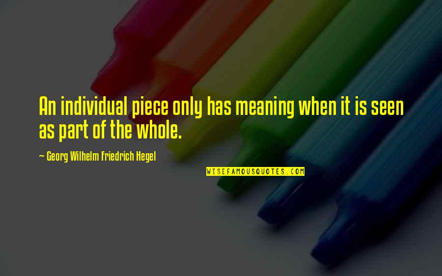 Python Mysql Escape Single Quote Quotes By Georg Wilhelm Friedrich Hegel: An individual piece only has meaning when it Python Mysql Escape Single Quote Quotes By Georg Wilhelm Friedrich Hegel: An individual piece only has meaning when it