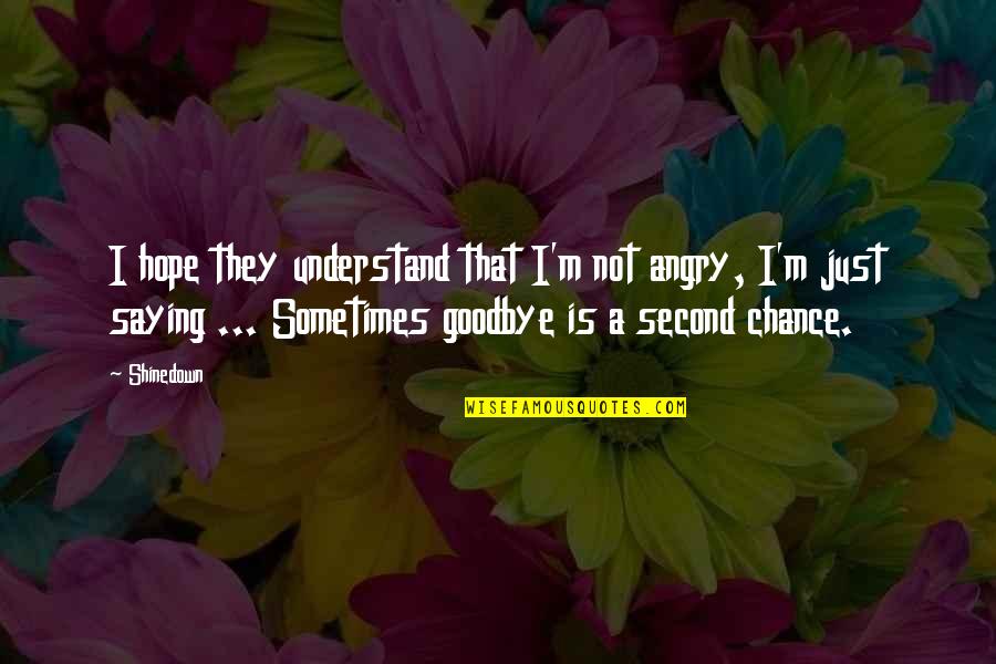 Python Split Ignore Quotes By Shinedown: I hope they understand that I'm not angry,