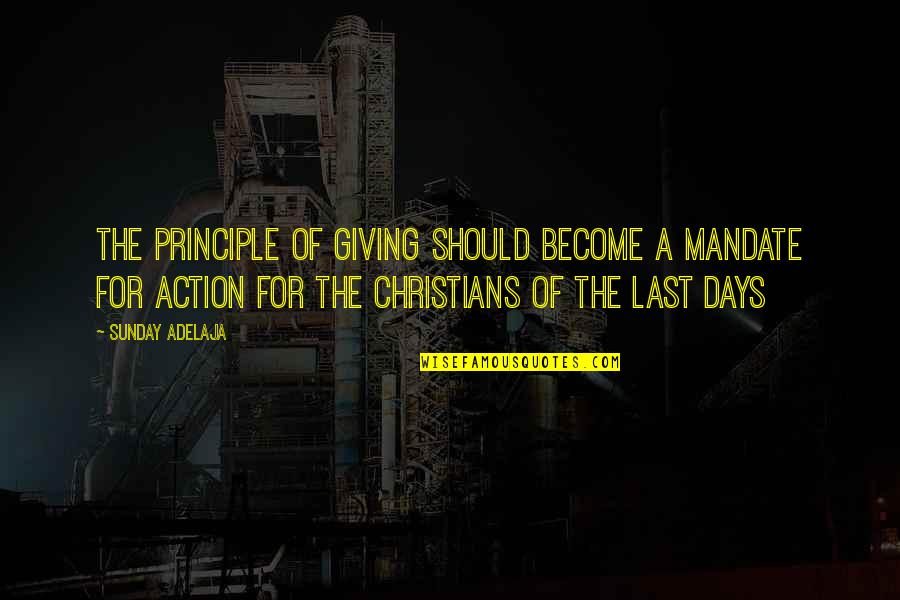 Python Strings Quotes By Sunday Adelaja: The principle of giving should become a mandate Python Strings Quotes By Sunday Adelaja: The principle of giving should become a mandate