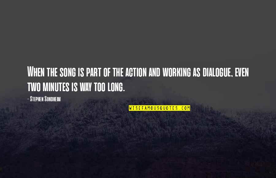 Pytl Cky Na Adventn Kalend R Quotes By Stephen Sondheim: When the song is part of the action