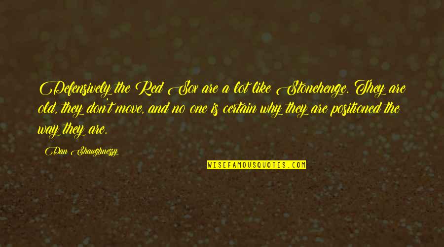 Qian's Quotes By Dan Shaughnessy: Defensively the Red Sox are a lot like Qian's Quotes By Dan Shaughnessy: Defensively the Red Sox are a lot like