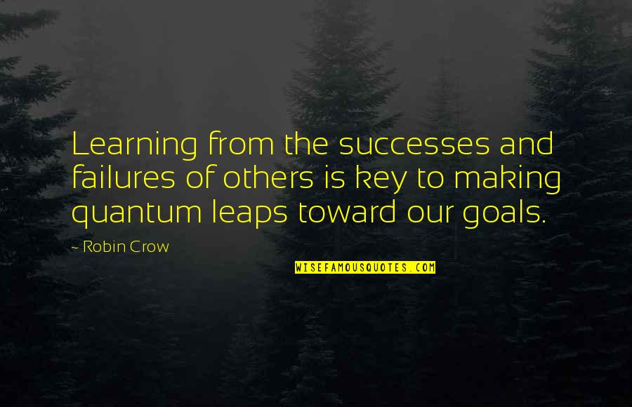 Quality Analyst Quotes By Robin Crow: Learning from the successes and failures of others