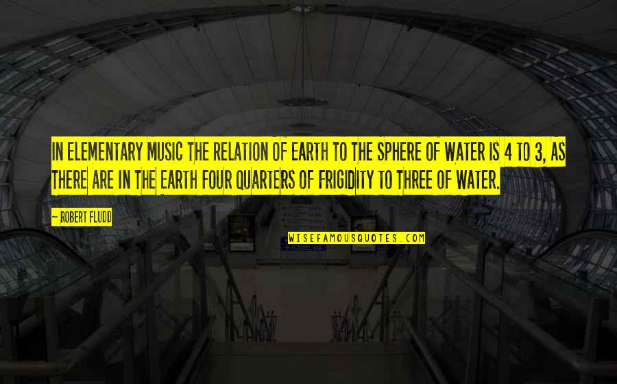 Quarters Quotes By Robert Fludd: In Elementary Music The Relation Of Earth To