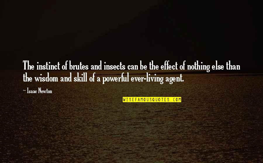 Queen And Slim Movie Quotes By Isaac Newton: The instinct of brutes and insects can be Queen And Slim Movie Quotes By Isaac Newton: The instinct of brutes and insects can be