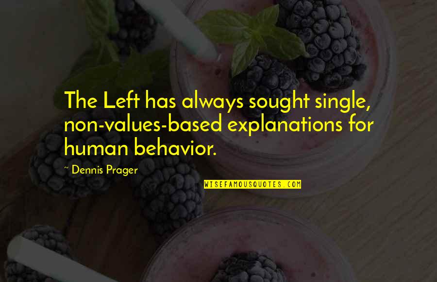 Queen Of The South Camila Quotes By Dennis Prager: The Left has always sought single, non-values-based explanations Queen Of The South Camila Quotes By Dennis Prager: The Left has always sought single, non-values-based explanations