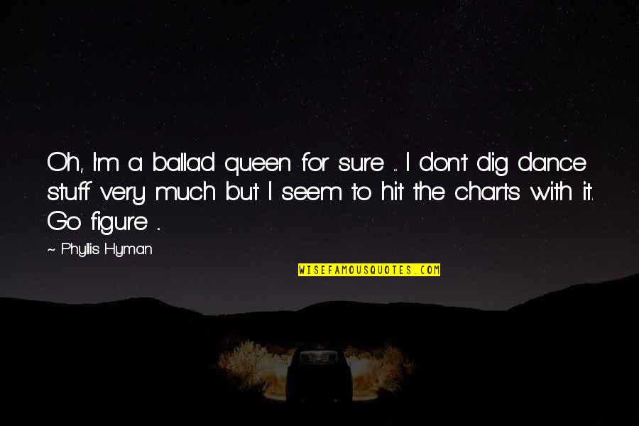 Queen To Queen Quotes By Phyllis Hyman: Oh, I'm a ballad queen for sure ... Queen To Queen Quotes By Phyllis Hyman: Oh, I'm a ballad queen for sure ...