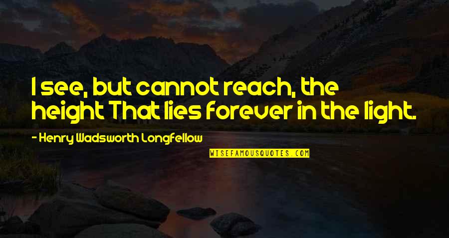 Queensbridge Venture Quotes By Henry Wadsworth Longfellow: I see, but cannot reach, the height That Queensbridge Venture Quotes By Henry Wadsworth Longfellow: I see, but cannot reach, the height That