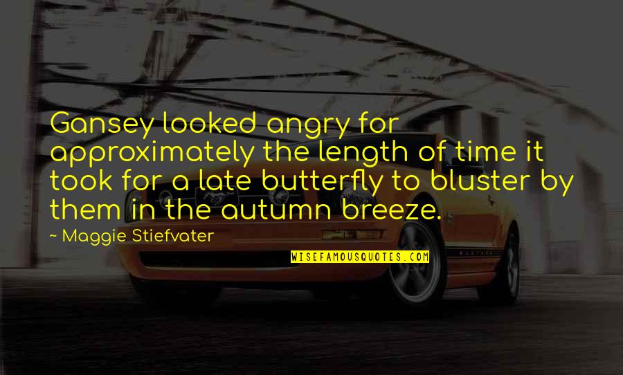 Quentina Johnson Quotes By Maggie Stiefvater: Gansey looked angry for approximately the length of Quentina Johnson Quotes By Maggie Stiefvater: Gansey looked angry for approximately the length of