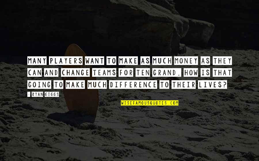 Questarai Admin Quotes By Ryan Giggs: Many players want to make as much money Questarai Admin Quotes By Ryan Giggs: Many players want to make as much money