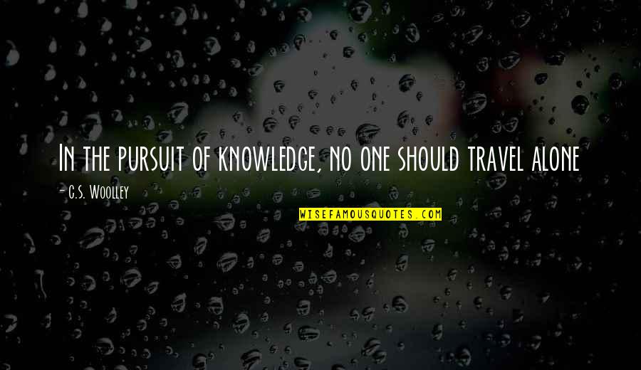 Questioning Sexuality Quotes By C.S. Woolley: In the pursuit of knowledge, no one should