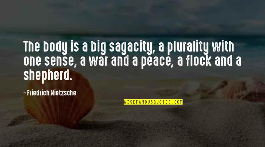 Quiana Grant Quotes By Friedrich Nietzsche: The body is a big sagacity, a plurality