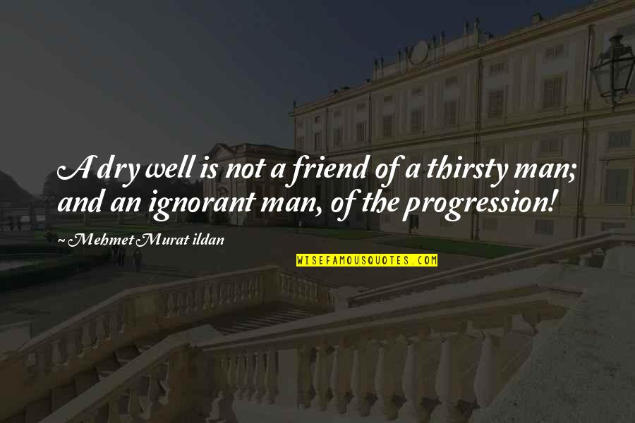 Quick Short Positive Quotes By Mehmet Murat Ildan: A dry well is not a friend of Quick Short Positive Quotes By Mehmet Murat Ildan: A dry well is not a friend of
