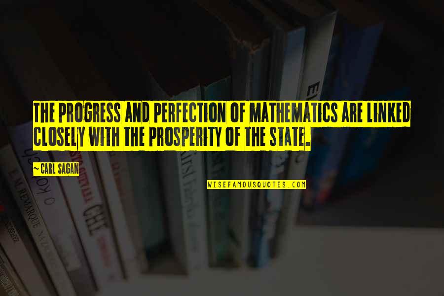 Quicken Won't Download Quotes By Carl Sagan: The progress and perfection of mathematics are linked Quicken Won't Download Quotes By Carl Sagan: The progress and perfection of mathematics are linked