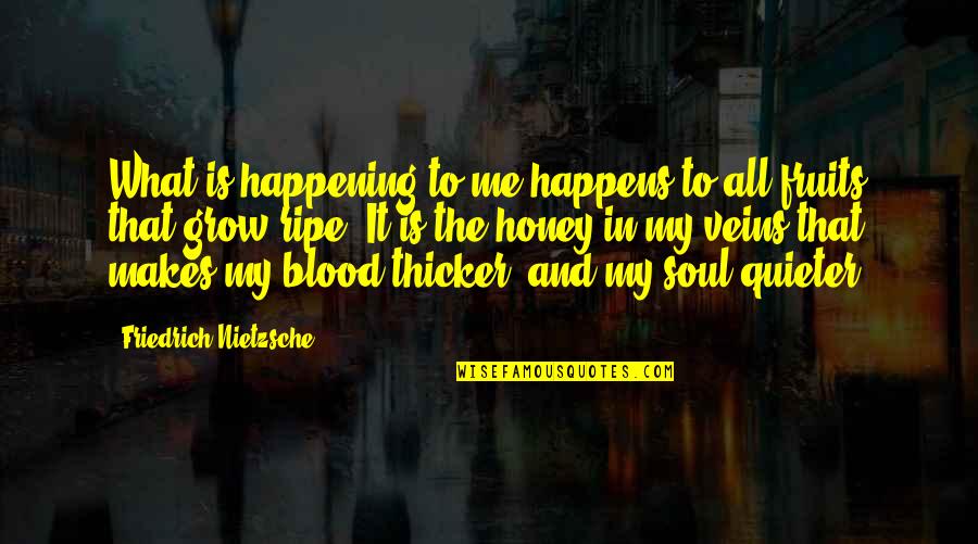 Quieter Quotes By Friedrich Nietzsche: What is happening to me happens to all Quieter Quotes By Friedrich Nietzsche: What is happening to me happens to all