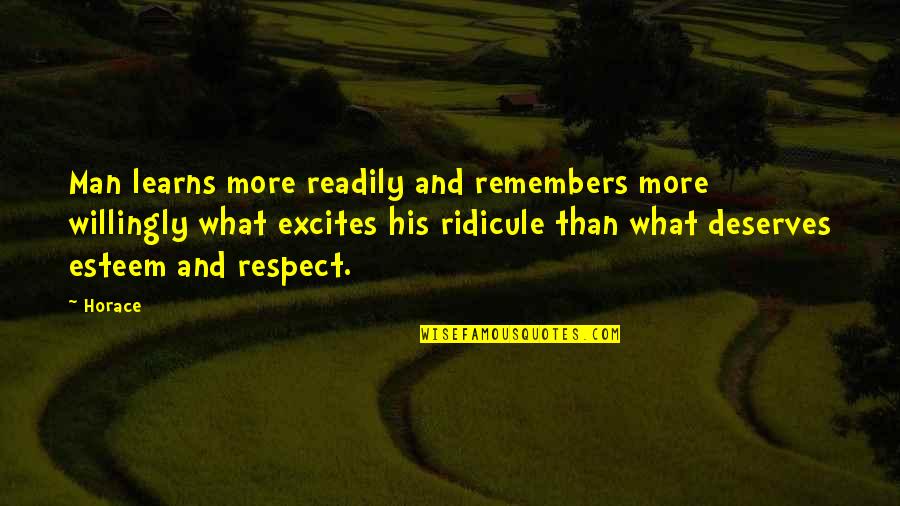 Quigg Quotes By Horace: Man learns more readily and remembers more willingly Quigg Quotes By Horace: Man learns more readily and remembers more willingly