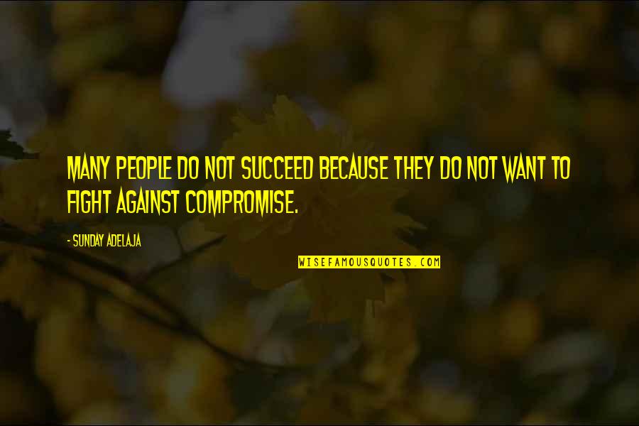 Quinten Hann Quotes By Sunday Adelaja: Many people do not succeed because they do