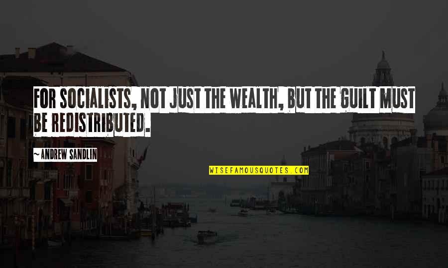 Quinze Mille Quotes By Andrew Sandlin: For socialists, not just the wealth, but the