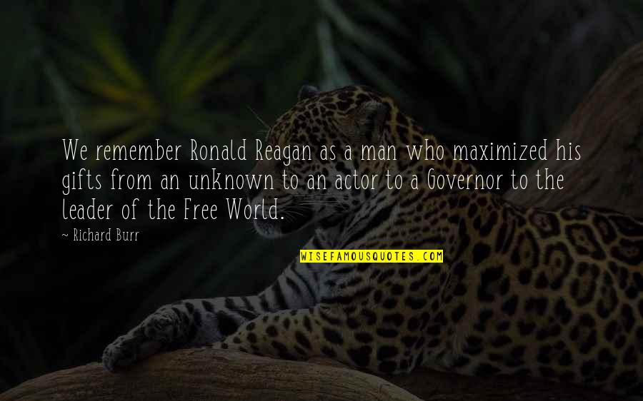 Quotemehappy Account Quotes By Richard Burr: We remember Ronald Reagan as a man who Quotemehappy Account Quotes By Richard Burr: We remember Ronald Reagan as a man who