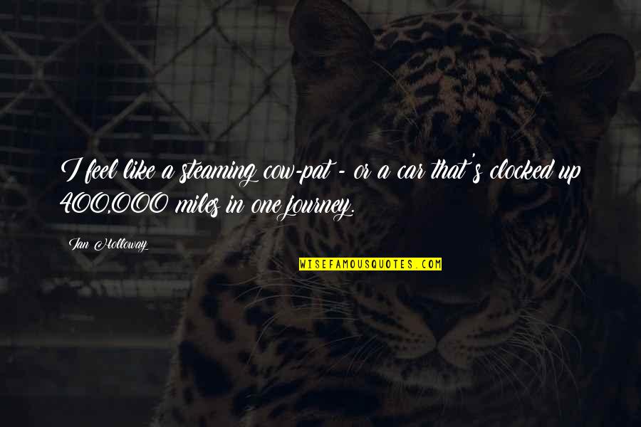 Quotes About Perspective Quotes By Ian Holloway: I feel like a steaming cow-pat - or Quotes About Perspective Quotes By Ian Holloway: I feel like a steaming cow-pat - or