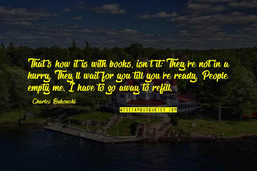 Quotes Dictionary Meaning Quotes By Charles Bukowski: That's how it is with books, isn't it: Quotes Dictionary Meaning Quotes By Charles Bukowski: That's how it is with books, isn't it: