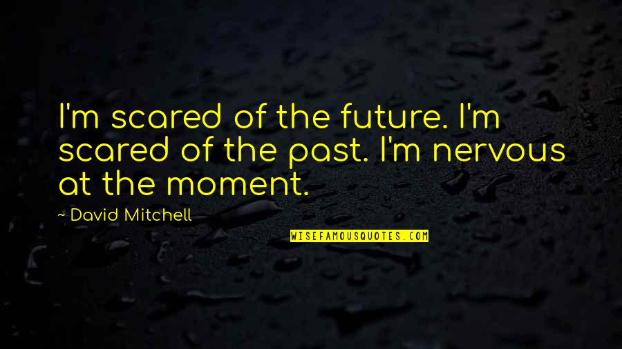Quotes Download Pdf Quotes By David Mitchell: I'm scared of the future. I'm scared of