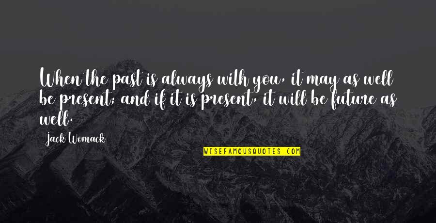 Quotes Eloquence Life Quotes By Jack Womack: When the past is always with you, it