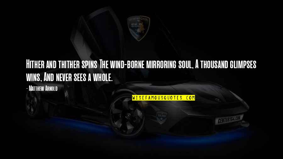 Quotes From Dune About Religion Quotes By Matthew Arnold: Hither and thither spins The wind-borne mirroring soul, Quotes From Dune About Religion Quotes By Matthew Arnold: Hither and thither spins The wind-borne mirroring soul,
